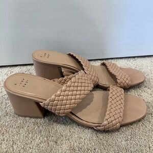 ‘A New Day’ Woven Block Heel Sandals
